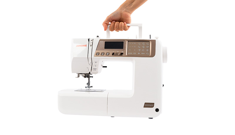 Janome 5300QDC Lightweight and portable